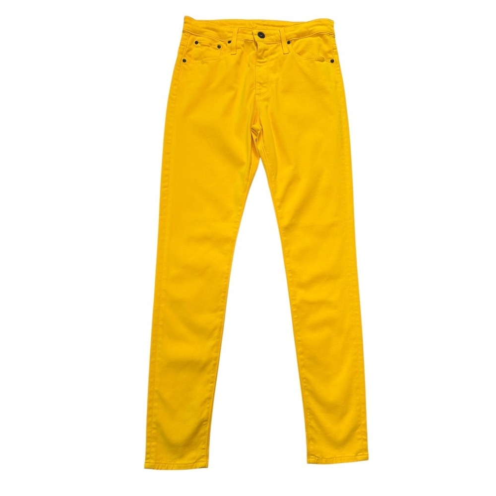 AG Adriano Goldschmied Farrah Skinny Ankle Yellow High‎ Rise Jeans 4 27 AGW329